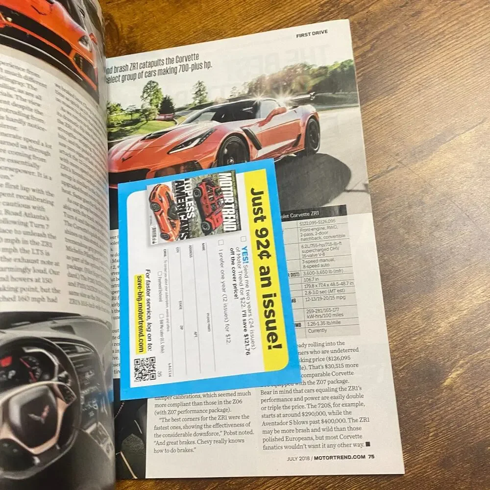 Motor Trend Magazine July 2018 ~ 4